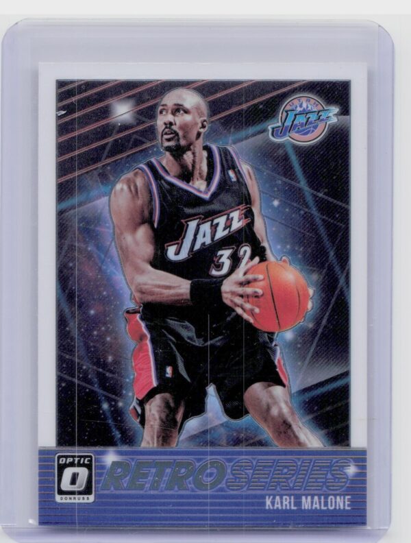 2018-19 Donruss Optic Karl Malone #14 Jazz Retro Series
