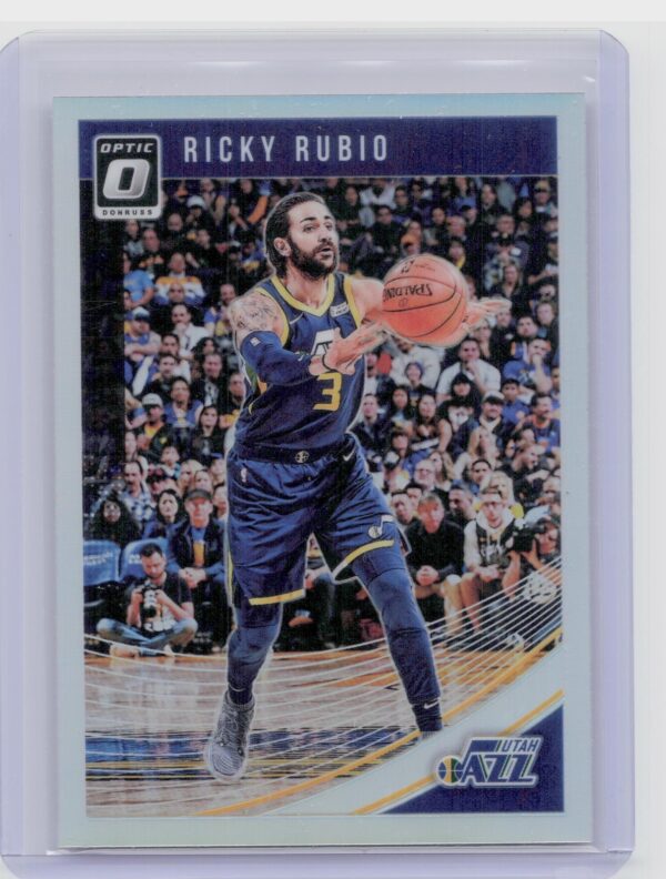 2018-19 Donruss Optic Ricky Rubio Holo #53 Jazz