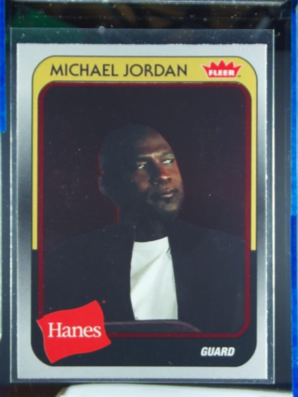 2018-19 Fleer Hanes Michael Jordan 30th Anniversary Michael Jordan Red Foil #MJ-