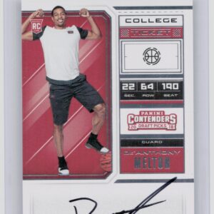 2018-19 Panini Contenders Draft Picks De'Anthony Melton AU #74 Trojans