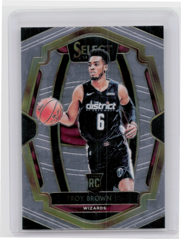 2018-19 Panini Select Troy Brown Jr. RC #144 Wizards