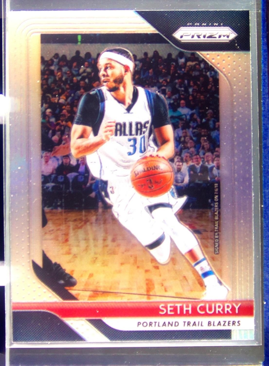 2018-19 Prizm Seth Curry Prizms Silver #131 Blazers