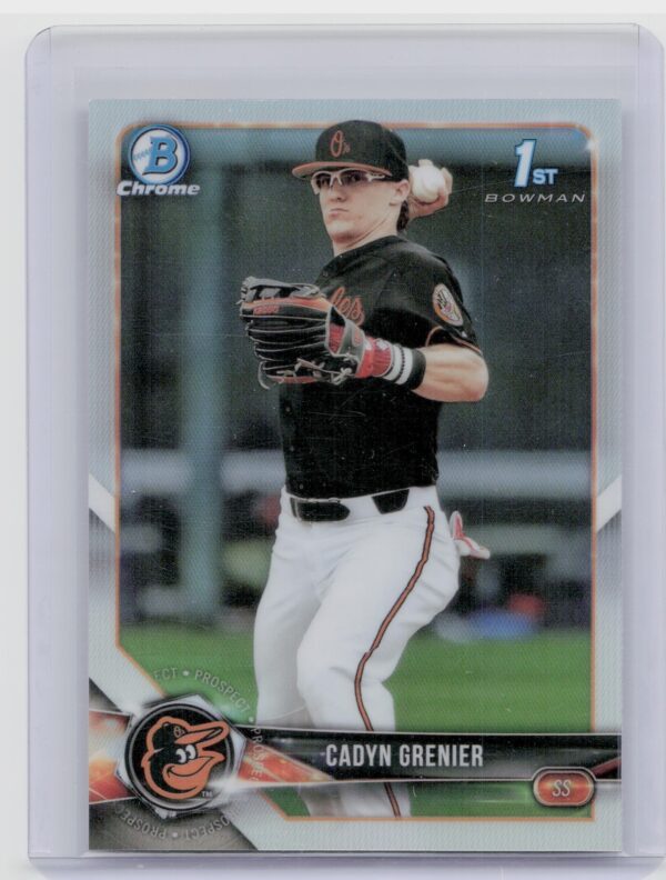 2018 Bowman Draft Cadyn Grenier Chrome #BDC-134 Orioles