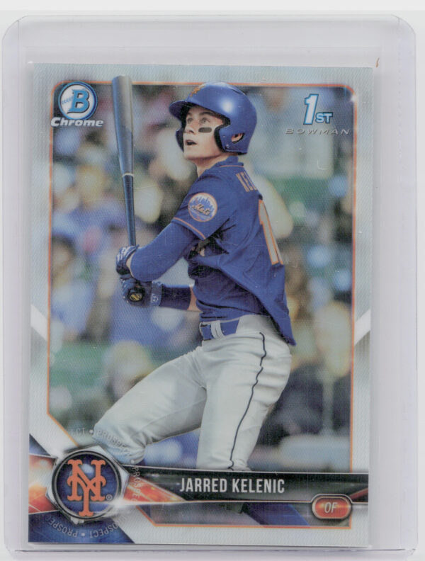 2018 Bowman Draft Jarred Kelenic Chrome Refractors #BDC-6 Mets