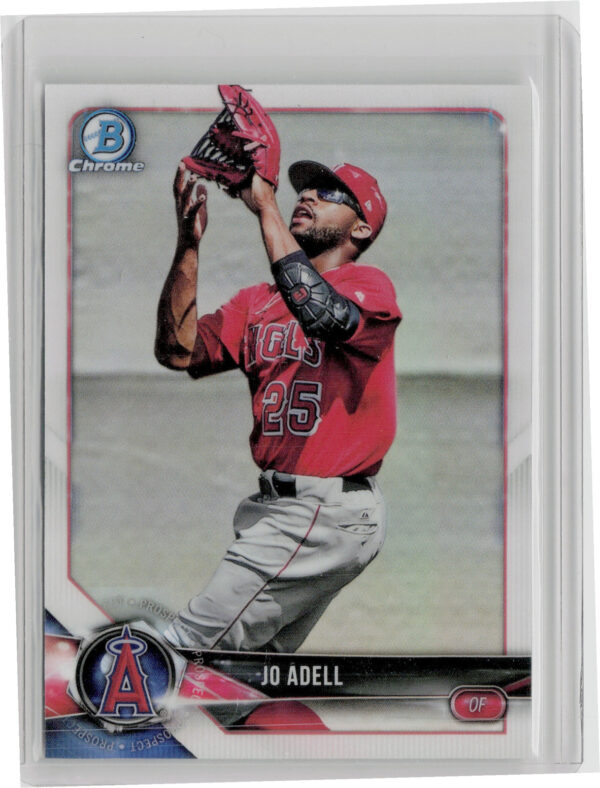 2018 Bowman Draft Jo Adell Chrome Refractors #BDC-107 Angels