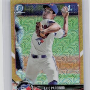 2018 Bowman Eric Pardinho /50 #BCP110 Jays Chrome Prospects Mojo Refractor Gold