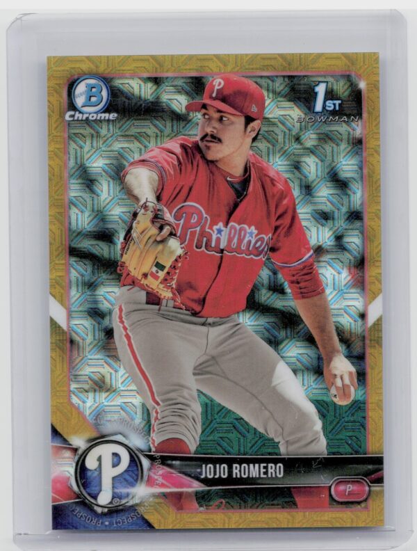 2018 Bowman JoJo Romero /50 #BCP111 Phillies Prospects Mojo Refractor Gold