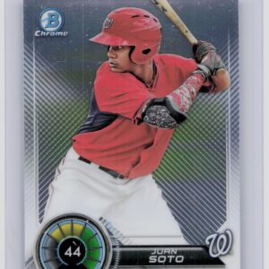 2018 Bowman Juan Soto #BTP-44 Nationals Bowman Chrome Scouts' Top 100