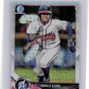 2018 Bowman Ronald Acuna #BCP1 Braves Chrome Prospects Mojo Refractor