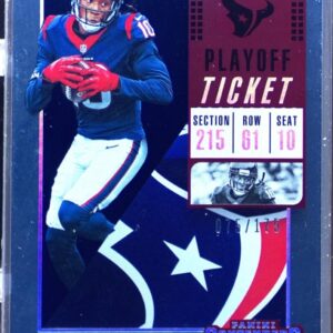 2018 Contenders DeAndre Hopkins Playoff Ticket /175 #62 Texans
