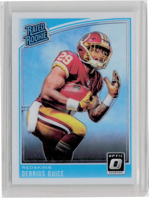2018 Donruss Optic Derrius Guice RC #157 Redskins
