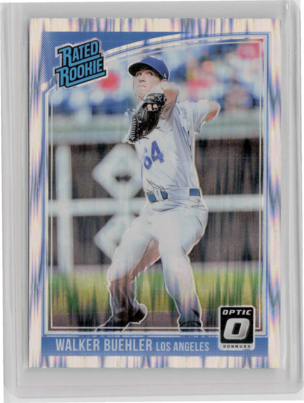 2018 Donruss Optic Walker Buehler Shock #41 Dodgers