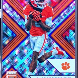 2018 Elite Draft Picks DeAndre Hopkins Aspirations Purple /99 #28 Tigers