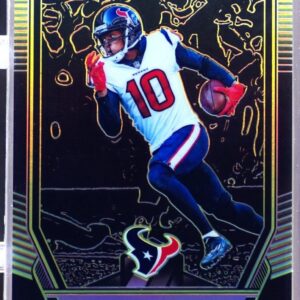 2018 Obsidian DeAndre Hopkins Electric Etch Yellow /10 #14 Texans