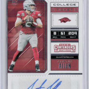 2018 Panini Contenders Draft Picks Austin Allen AU #278 Razorbacks