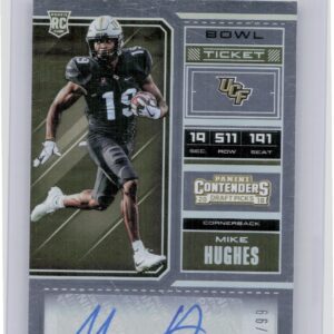 2018 Panini Contenders Draft Picks Mike Hughes Bowl AU SN99 #294 Knights