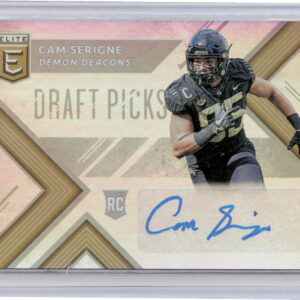 2018 Panini Elite Draft Picks Cam Serigne AU #119 Deacons Draft Picks Autographs