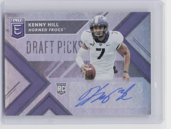 2018 Panini Elite Draft Picks Kenny Hill AU #265 Frogs Draft Picks Autographs