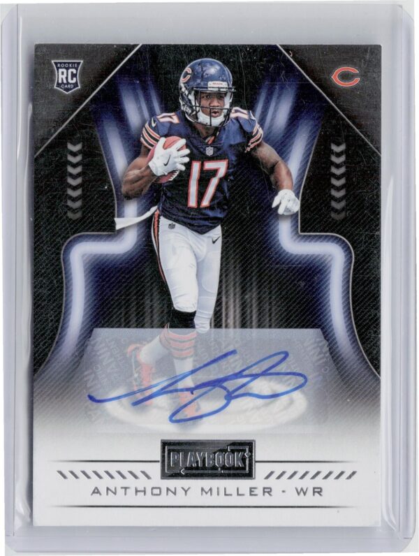 2018 Panini Playbook Anthony Miller AU #114 Bears Rookies Signatures