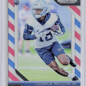 2018 Panini Prizm Cedrick Wilson Jr. Prizm Red White and Blue #286 Cowboys