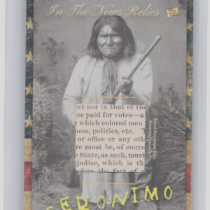 2018 The Bar Pieces of the Past Hybrid Edition:  Geronimo