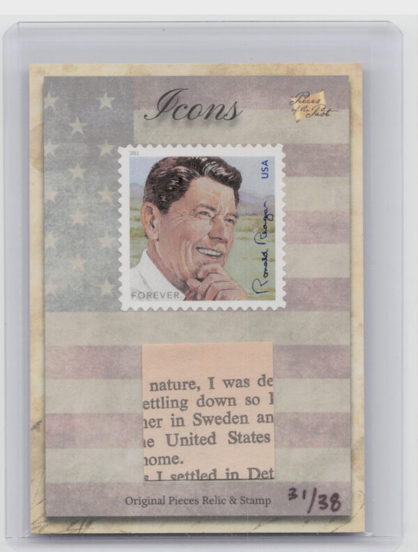 2018 The Bar Pieces of the Past Hybrid Edition Ronald Reagan 31/38