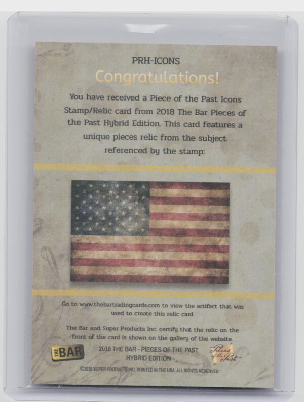 2018 The Bar Pieces of the Past Hybrid Edition Ronald Reagan 34/38 PRH-ICONS - Image 3