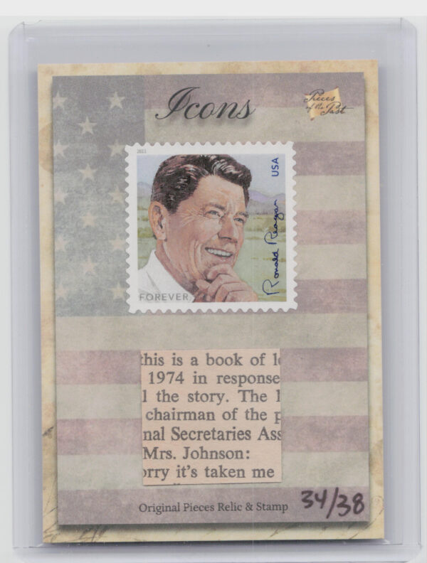 2018 The Bar Pieces of the Past Hybrid Edition Ronald Reagan 34/38 PRH-ICONS