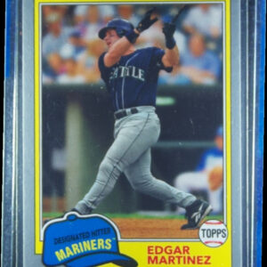 2018 Topps Archives Edgar Martinez Silver SN99 #241 Mariners