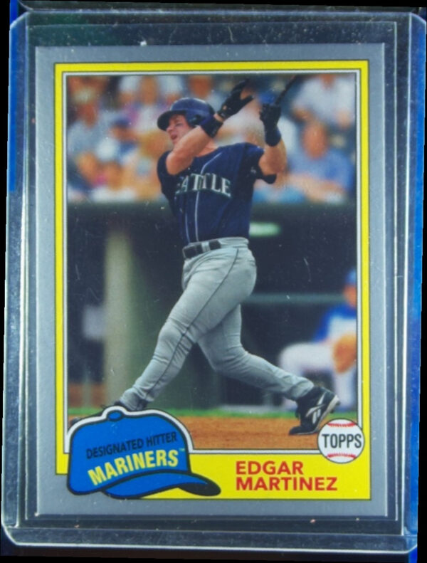 2018 Topps Archives Edgar Martinez Silver SN99 #241 Mariners