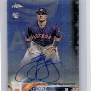 2018 Topps Chrome J.D. Davis AU #RA-JD Astros Rookie Autographs