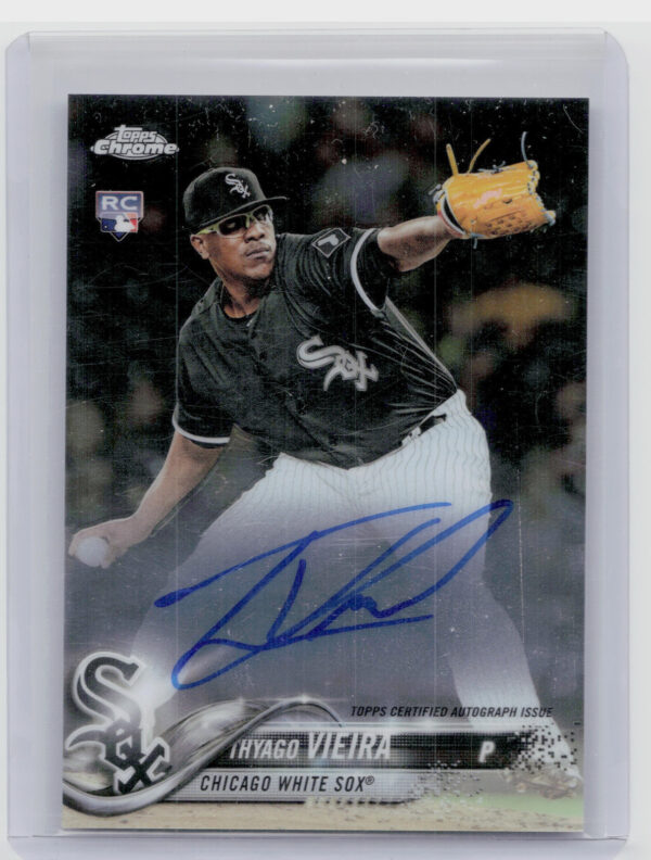 2018 Topps Chrome Thyago Vieira AU #RA-TV Sox Rookie Autographs