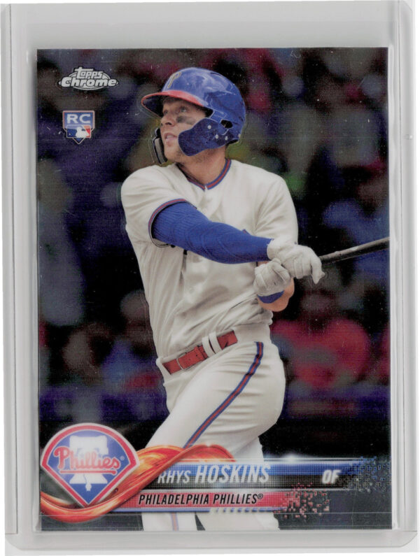 2018 Topps Chrome Update Rhys Hoskins RC #HMT28 Phillies