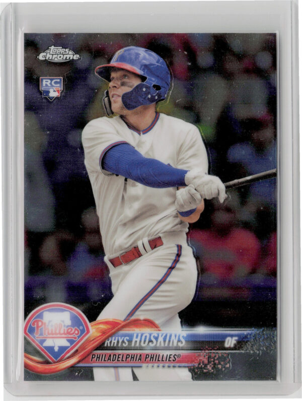 2018 Topps Chrome Update Rhys Hoskins RC #HMT28 Phillies
