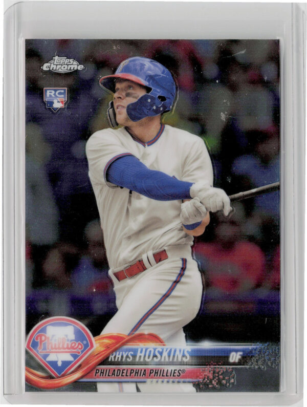 2018 Topps Chrome Update Rhys Hoskins RC #HMT28 Phillies