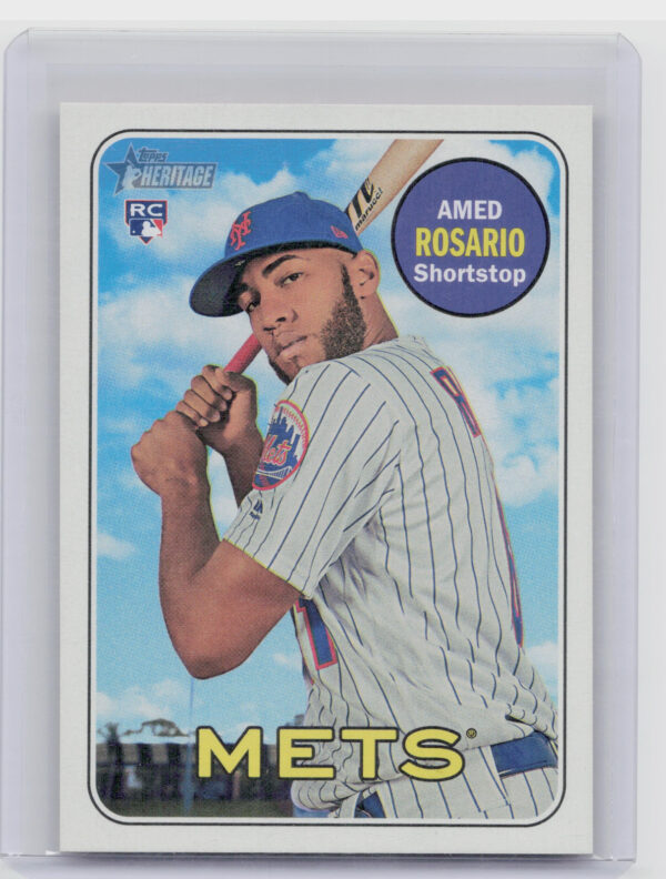 2018 Topps Heritage Amed Rosario SP VAR #31 Mets