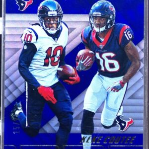 2018 XR DeAndre Hopkins / Keke Coutee /25 #M-28 Texans Mirrored Blue