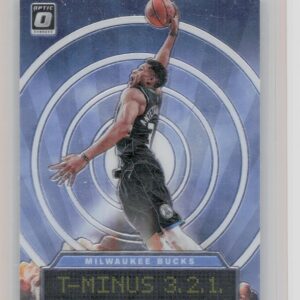 2019-20 Donruss Optic Giannis Antetokounmpo #8 Bucks T Minus 3, 2, 1,