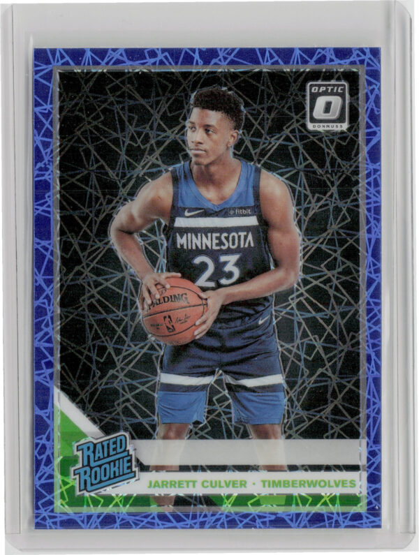 2019-20 Donruss Optic Jarrett Culver Blue Velocity #160 Timberwolves