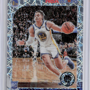 2019-20 Hoops Premium Stock Jordan Poole Prizms Silver Laser #223 Warriors