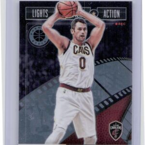 2019-20 Hoops Premium Stock Kevin Love #16 Cavaliers Lights Camera Action
