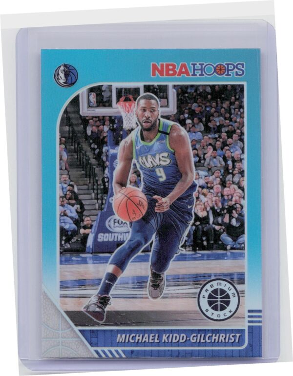 2019-20 Hoops Premium Stock Michael Kidd-Gilchrist Prizms Teal #21 Mavericks