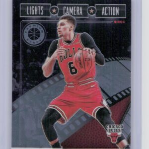2019-20 Hoops Premium Stock Zach LaVine #18 Bulls Lights Camera Action