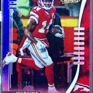 2019 Absolute Sammy Watkins Spectrum Blue /50 #39 Chiefs