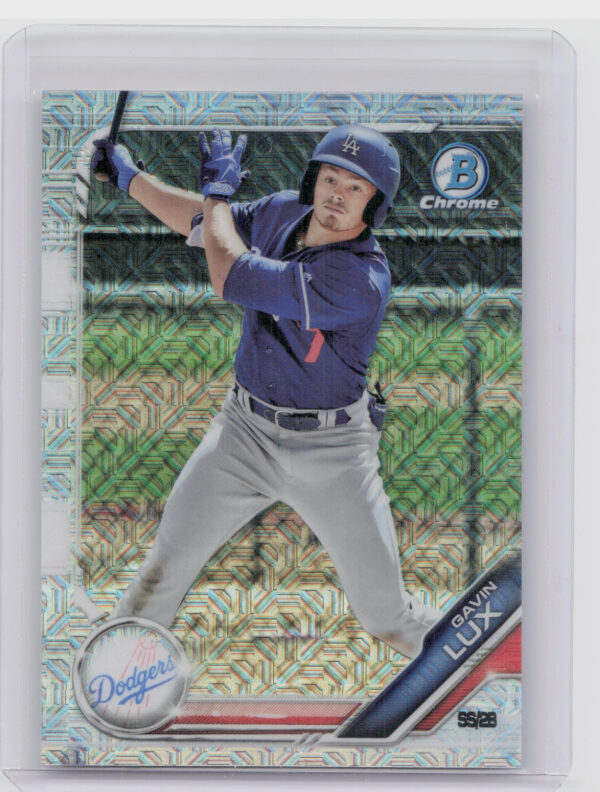 2019 Bowman Gavin Lux #BCP-130 Dodgers Chrome Prospects Mojo Refractors