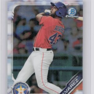 2019 Bowman Yordan Alvarez #BCP-123 Astros Chrome Prospects