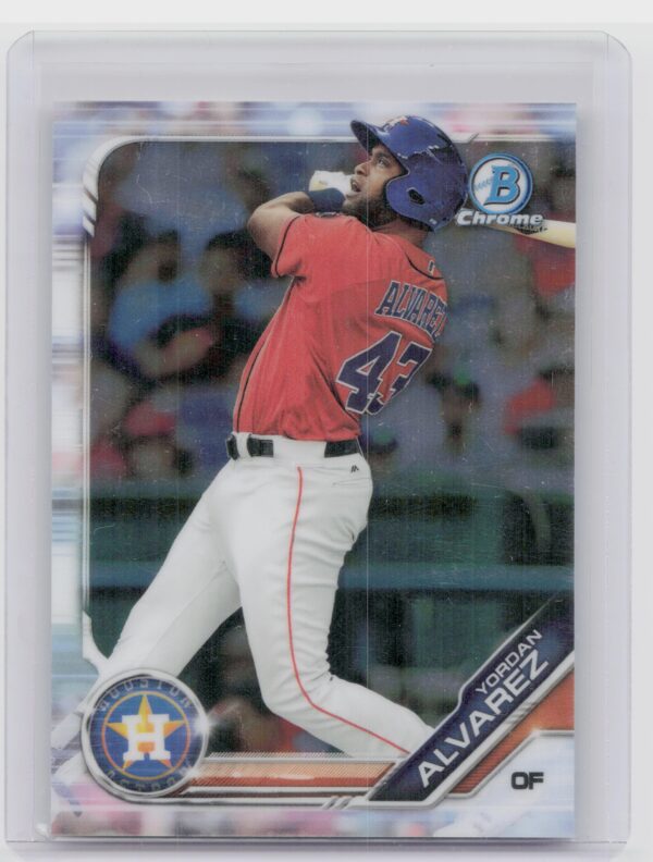 2019 Bowman Yordan Alvarez #BCP-123 Astros Chrome Prospects