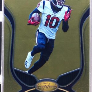 2019 Certified DeAndre Hopkins Mirror Gold Etch /25 #26 Texans