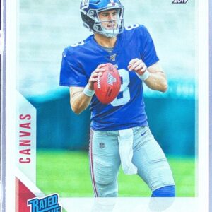 2019 Donruss Daniel Jones RC #304 Giants Rated Rookies Canvas