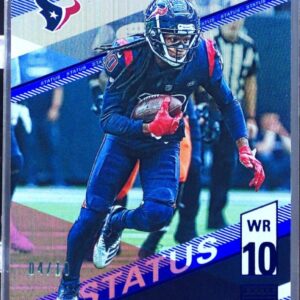 2019 Donruss Elite DeAndre Hopkins Status /10 #65 Texans